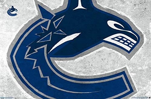 Trends International NHL Vancouver Canucks – Logo 19 Wandposter, 37,4 x 56,8 cm, ungerahmt