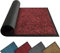 Mibao Door Mats Indoor and Outdoor, Doormat 60 x 90 Cm Red Black, Washable Door Matts Indoor, Heavy Duty Non-slip Entrance Mat, Shoes Scraper, Super Absorbent Front Door Mat Carpet