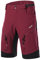 ARSUXEO Radhose Herren MTB Shorts ohne Polsterung Radfahren Shorts Klassisch Wasserdicht 1903 Rot M