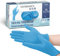 Merrimen Einweghandschuhe BLAU - 100 Stück | Extra große beidhändig verwendbare Vinylhandschuhe | Latex & Puderfrei | Für sichere Hände vor Allergien
