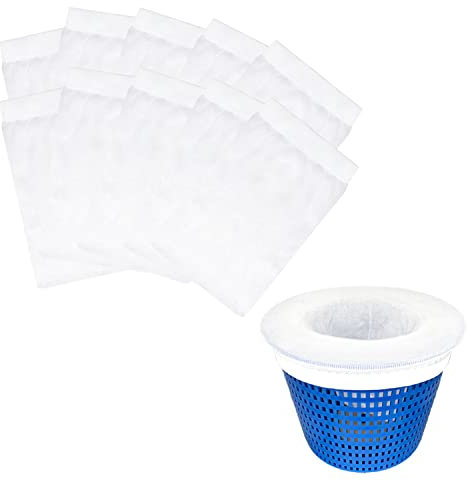 Lot de 30 Chaussette Skimmer Piscine Filtre Skimmer Piscine Pool Skimmer Socks Chaussette Skimmers Pour Filtre Skimmer Préfiltre Universel Filtres en Nylon Contre Les Impuretés, Feuilles,Cheveux