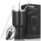 Livole Mug Isotherme 30OZ 900ML, Gobelet de voyage, Thermos Cafe à Double Paroi Isolant Tasse à café Réutilisable, 304 18/8 Acier Inoxydable, Couvercles anti-éclaboussure, Paille, sans BPA, Noir