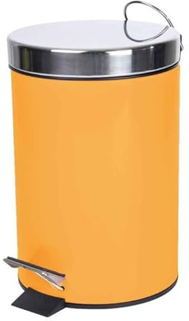 Paris Prix Poubelle de Salle de Bain Metalia 3L Ocre