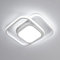 Modern LED Ceiling Light, 32 W, 3600 lm, White Square Aluminium Ceiling Light, 6500 K Creative Fashion Design Ceiling Lighting Lamp for Bedroom, Kitchen, Living Room, Dining Room, Study, Hallway