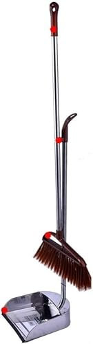 Broom Indoor The Buckle Can Be Hung to Store The Broom and Dustpan Combination Set PP+ Stainless Steel Cleaning Tool
