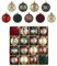 Valery Madelyn Christmas Tree Decorations Baubles, Red Gold and Green Baubles for Christmas Decorations,16pcs 6cm Red Green Gold Shatterproof Ball Ornaments for Tree Decor, Hanging Gifts