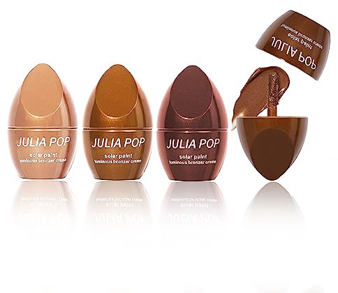 Flüssiger Highlighter & Bronze Set, 3Pcs Liquid Highlight Bronzer Liquid Illuminator zum Konturieren - Perlmuttartiges Strahlen, für ein streifenfreies Finish und einen Strahlenden Glanz