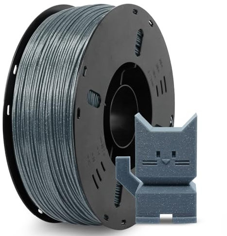 FilaBees ASA-Filament, 1,75 mm, 3D-Drucker-Filament, hitze- und wetterbeständig und hohe UV-Beständigkeit, 1 kg Spule, Sparkle Storm Gray, Voxelab