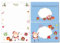 Briefpapier-Set Weihnachtsbriefpapier Weihnachtsmann Weihnachten als Briefblock mit Umschlag für Kinder Mädchen Jungen (Block A5 mit 25 Blätter + 15 Umschläge)