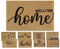 MYPURECORE Coir Door Mat (60x40cm) - Non-Slip & Absorbent, Indoor/Outdoor, Eco-Friendly - Ideal as Front Door, Entrance, Floor, Welcome Mat - Large Size, Dirt Trapper, Washable (WELCOME HOME)
