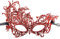 Venezien Maske Damen - Glitzer Sexy Spitzenmasken - Fleischmaske Gothic Fasching Maskerade - Augenmaske Faschingsmasken Damen - Venetian Venice Maske Maskenball