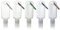 Palm Safe 5PCS x 60ml Clear Refillable Travel Clip Bottles with Snap Hook and Flip Cap Ideal Keyring, Attach to Bags, Pockets Use for Toiletries, Hand Sanitizers, Liquids,