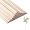 FAAING Lot de 200 batonnet en bois 30 cm x 3 mm, baguette bois ronde, Baton Bois pour bricolage, modélisme, décoration