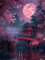 Peinture par Numéros Adultes DIY, Japan Peinture par Numéros Kirschblü Peinture Numero Petite 20x30cm, Loisirs Créatifs Adultes Paint by Numbers, Livrée avec Peinture et Pinceau, Decoration Chambre
