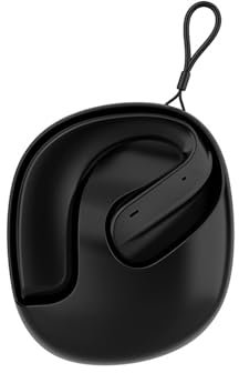 Écouteurs intra-auriculaires ouverts Bluetooth sans fil pour le sport, conduction d'air, écouteur osseux, écouteurs sans fil avec arceau à conduction en os pour la course, le cyclisme, la gym