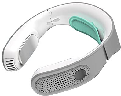 TYUIOKJU Aire acondicionado portátil para colgar en el cuello, calentador de cuello, ventilador portátil, aire acondicionado portátil