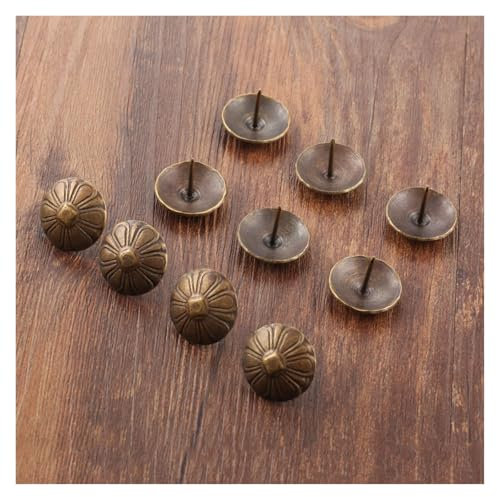 nrhnrhh 10pcs 23 * 19mm Upholstery Nail Doll House DIY Decoration Gift Making Accessories Tack Furniture Nails Pins