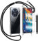 Coque pour TCL 50 NxtPaper/TCL 50 Pro NxtPaper avec Verre Trempé Protection écran Cordon de Collier Réglable Chaîne Antichoc Transparente Silicone Lanyard Case, Housse Étui de Protection - Noir