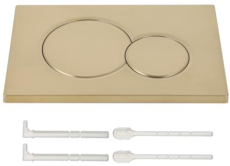 Betätigungsplatte drückerplatte WC spülkasten ersatzteile altes modell kompatibel mit Geberit sigma01 UP300 & 320 betätigungsplatte 115770115 2-Mengen-Spülung 1 Stück (Gebürstetes Gold)