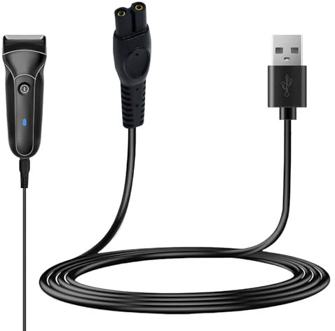 Sangcca Cavo di ricarica USB da 5 V, compatibile con Philips 360 QP2720 QP2734 X5000 S1113 PQ888 MG7910 MG5910 MG9510 MG9520, cavo di alimentazione per rasoio 360