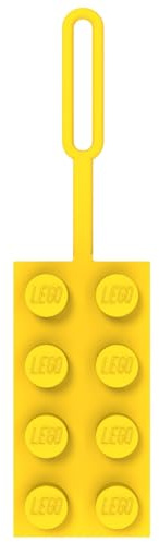 LEGO Taschenanhänger, 5 x 10 cm, Gelb