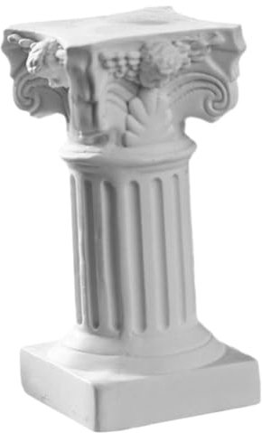HOLIDYOYO Miniatur Römische Säule Kerzenhalter Aus Resin Elegante Tischdekoration Für Wohnzimmer Hochzeit Und Fotoshootings Charmante Säulenform Für Stilvolle Anlässe