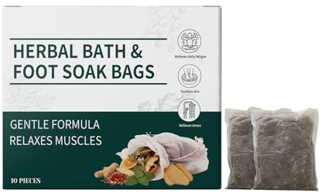 Dmuzsoih Foot Soak Bags | Natural Plant-Based Relaxing Pack | Foot Soak Bags Set,for Stress Relief Daily Relieve Fatigue Dispel Cold Remove Dampness Relaxation