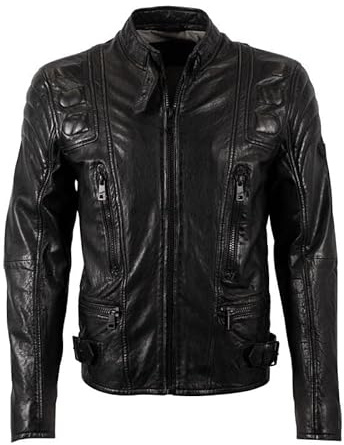 Mauritius Highway 2 Slim Fit LAGIV Männer Lederjacke schwarz