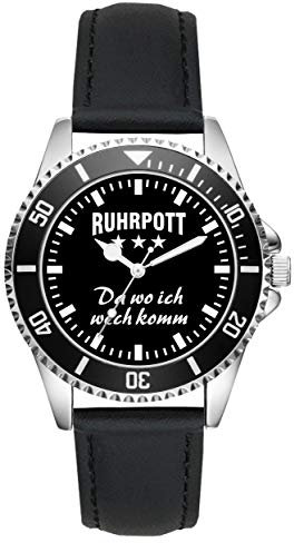KIESENBERG Ruhrpott Geschenk Artikel Idee Fan Uhr L-2406