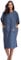 FLYILY Serviette en Robe Poncho avec Capuche en Microfibre Changement Peignoir de Bain Serviette de Poncho(Navy,L)