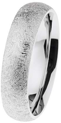 Ernstes Design Ring R621 Edelstahl eismatt 5 mm Weite 48-71