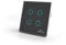 MCO Home Z-Wave Glass Touch Panel Switch, 4 relays, MH-S314, Black