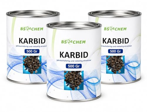 BS24CHEM 3x500gr (Artikelnr.69590) Karbid by Karbid 24 (von 500gr bis 3000gr (1500gr)