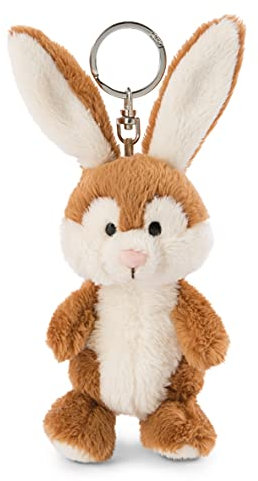 NICI Schlüsselanhänger Hase Poline Bunny 10cm – Hasen Kuscheltieranhänger mit Schlüsselring für Schlüsselband, Schlüsselbund, Schlüsselhalter & Schlüsselkette – Taschenanhänger Forest Friends