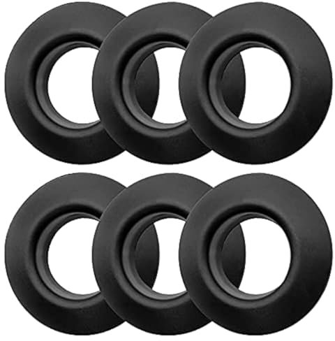 AQEENURA Paquete de 6 anillos de goteo para kayak, canoa, rafting, palas, eje universal, protectores de salpicaduras duraderos, accesorios de remo