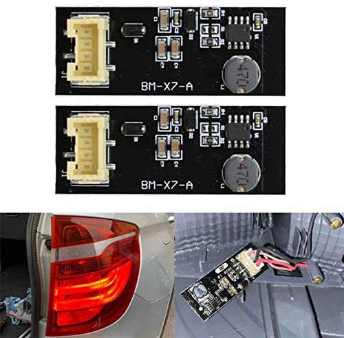 EUNEWR 2 Stück LED Rückleuchte Ersatzplatinen Platine für X3 F25 Rücklicht B003809.2,2011-2017 Heckfahrer LED-Rücklicht für Treiber, Reparatur Ersatzplatine RüCklicht,Ersatzplatinen Reparatur für BMW