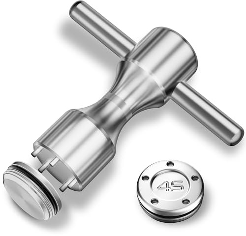 Gofotu Golfgewichte, 2 Stück, 5 g/10 g/15 g/20 g/25 g/30 g/35 g/40 g/45 g, Golfgewichte, Schraubenschlüssel-Set, kompatibel mit Titleist Scotty Cameron Putter Newport (2 Stück 45 g +