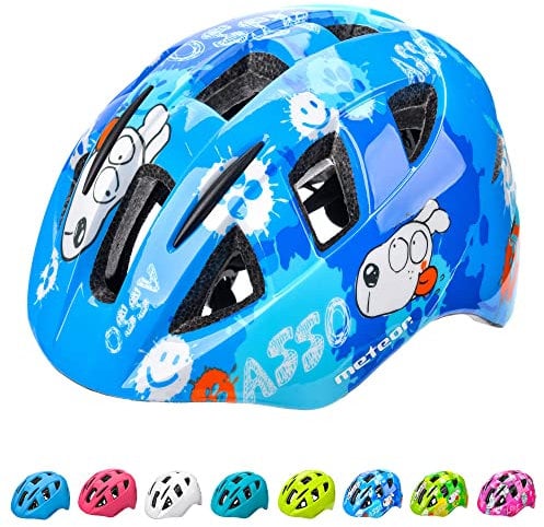 meteor® Fahrradhelm Kinderhelm BMX Kinder-Helm MTB kinderfahrradhelm Downhill rennradhelm Mountain-Bike Inliner Roller Skater BMX fahradhelm Scooter Kinder Helmet