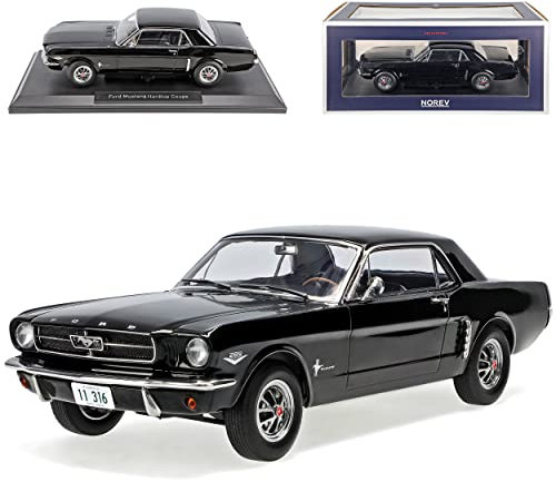 Norev Ford Mustang I 1. Generation 1/2 Coupe Schwarz Generation 1964-1966 1/18 Modell Auto