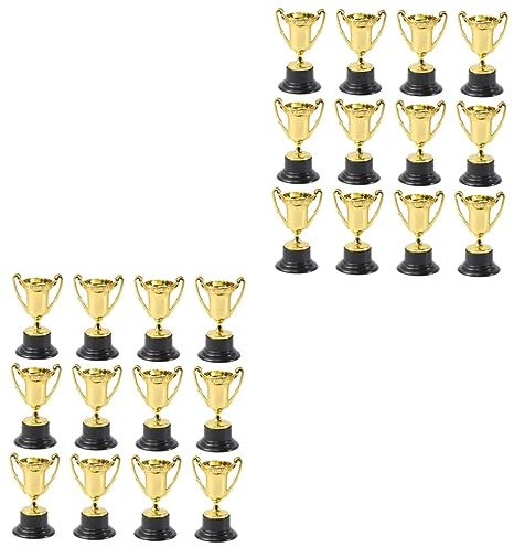 Toddmomy 20pièces Trophées Miniatures Plastique pour Garçon Fille Lot de Décorations De Récompense pour Compétitions Et Scolaires