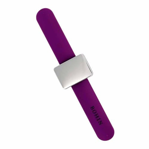 Bohin Magnétique Épingle Bracelet, Mixed, Violet, 24 x 3 cm