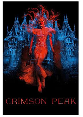 SORECI Crimson Peak Horror-Cover-Film-Poster, Leinwand-Poster, Wandkunst, Dekor, Bild, Gemälde für Wohnzimmer, Schlafzimmer, Dekoration, ungerahmt, 30 x 45 cm