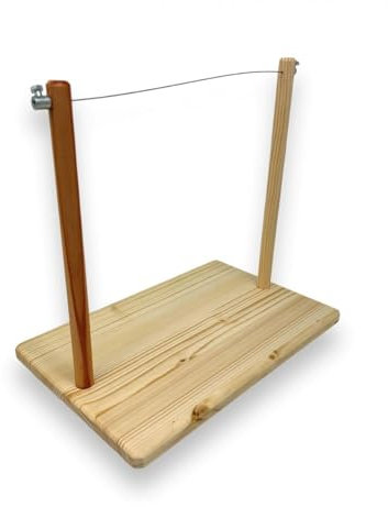 Tagliere appendi salumi in legno di abete | aperitivo ristorante casa bar | fatto a mano | made in italy (28x18x27)