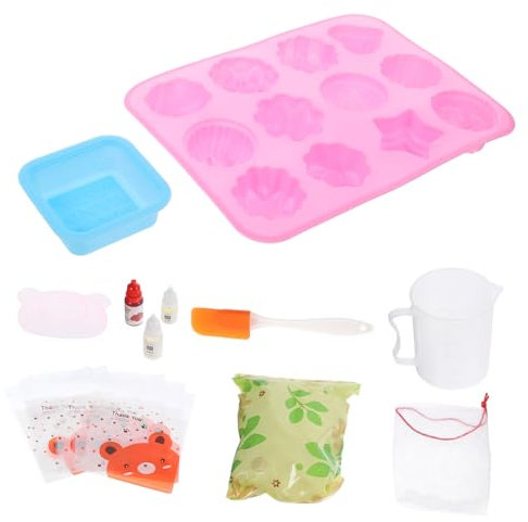 Operitacx Kit Per Produzione Sapone Fai Da Te Forniture Per Sapone Fatto in Casa Materiale Diy Per Principianti Realizzato in Sicuro Accessori Per Regalo