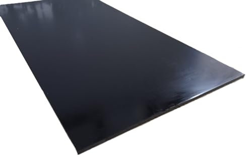 Barra piatta PVC NERO diverse misure (250x1000x5mm)