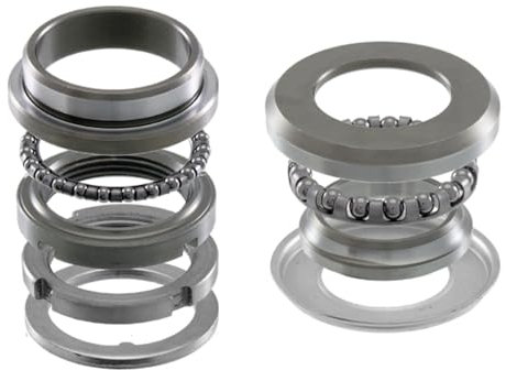 RIDE AND CUSTOM Set di cuscinetti sterzo completo compatibile con Piaggio Vespa PK 50 XL Rush 50 1988-1989