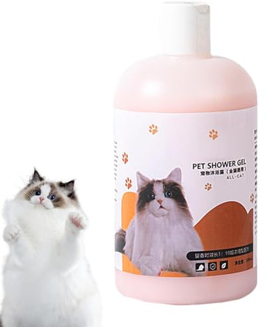 Shampoo für Haustiere, Hundeshampoo – 500 ml Katzenshampoo, feuchtigkeitsspendendes Duschgel für Haustiere | natürliches flüssiges Shampoo für Tiere