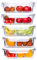 simpa Meal Prep Glass Food Storage Containers 5 Pack with Snap Lock Leakproof Lids, Reusable Microwave safe BPA-free Lunch Boxes 1020ml Glass Food Containers with 2 Portion Compartment