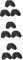 COLLBATH 9 Pares orejeras para teñir el cabello cubre orejas accesorios para teñir el cabello orejeras antiruido bebe para los para secador de pelo orejeras para peinar Black