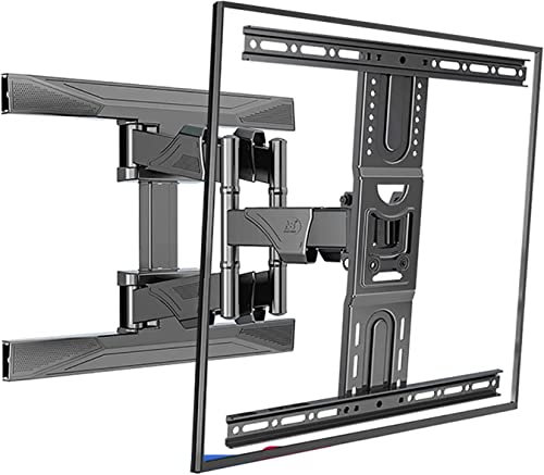 Full Motion TV Wall Mount Bracket Swivel and Tilt for 45 75 Inch Flat Screen TV Wall Drilling Installation Holds Up to 100lbs TV Stand for Living Room